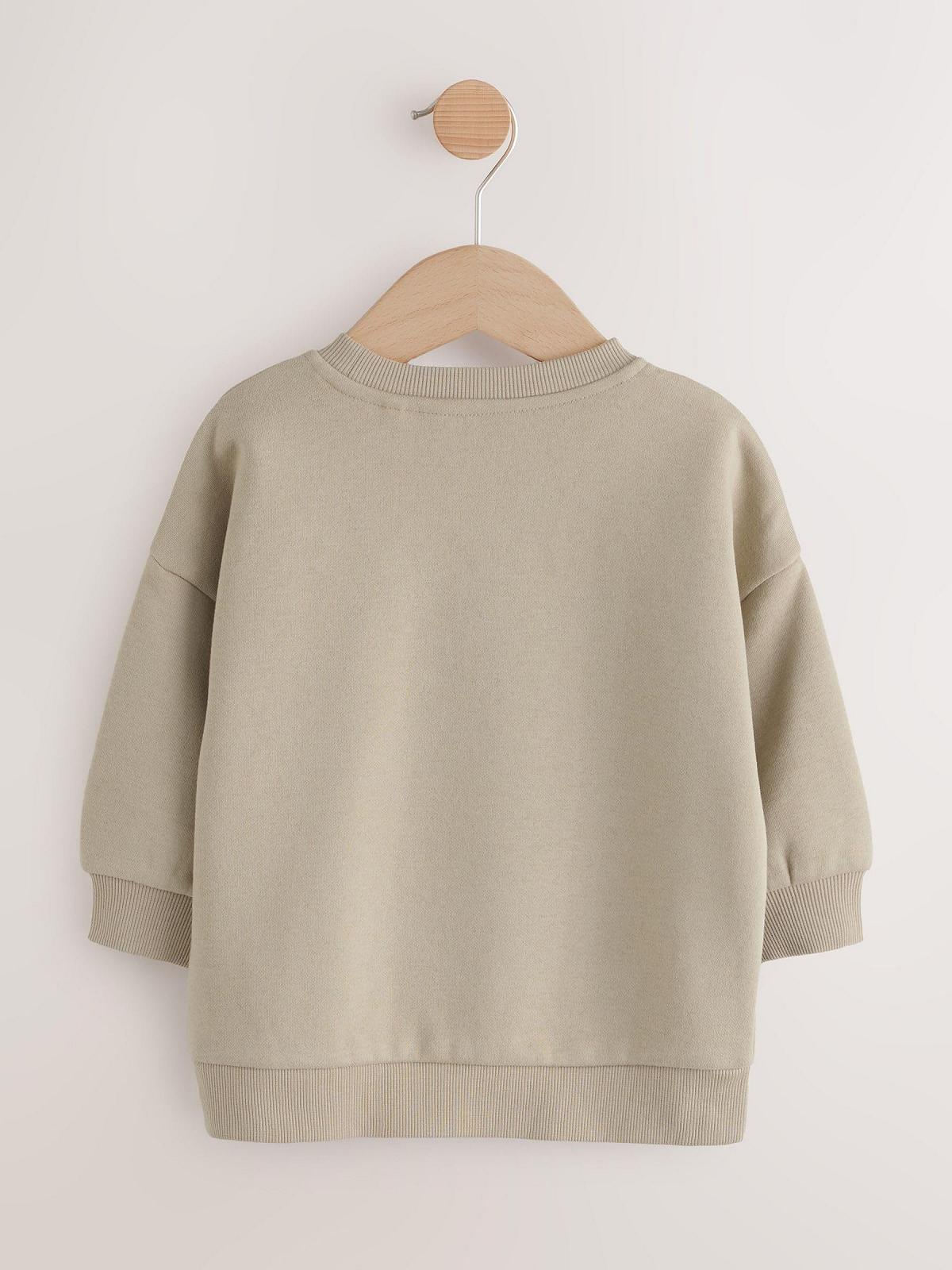 Толстовка NEXT з круглим вирізом для хлопчиків з принтом на спині, фото №2