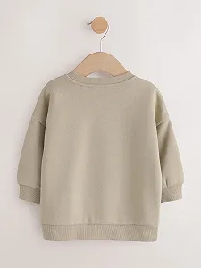 Толстовка NEXT з круглим вирізом для хлопчиків з принтом на спині synthetic.ua - Фото 1