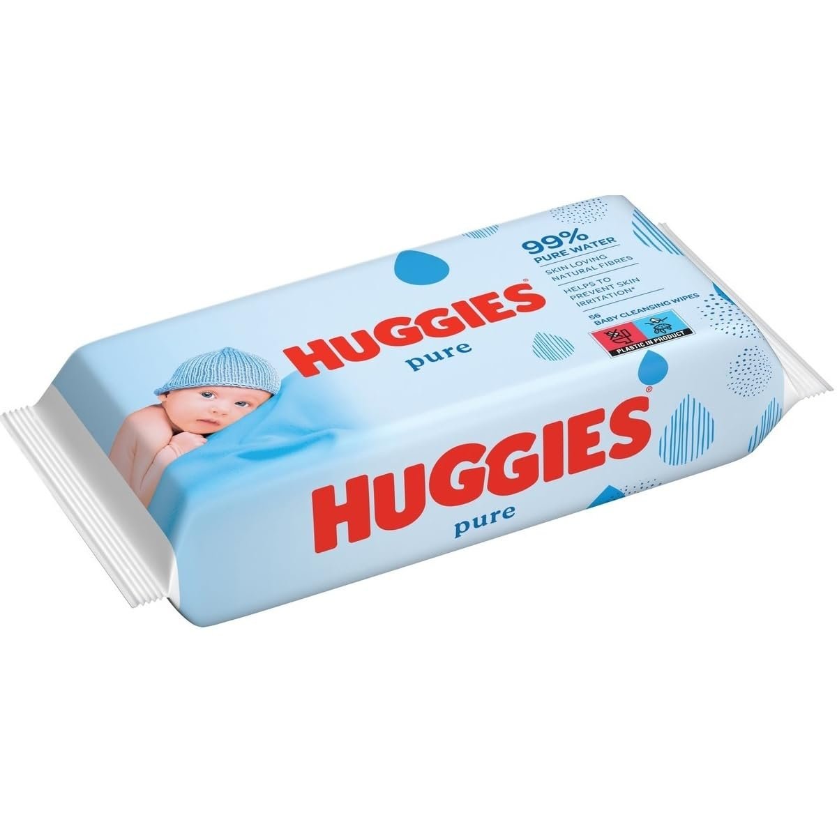 Салфетки детские Huggies Pure, 18 упаковок (всего 1008 салфеток), фото №3