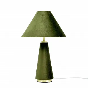 Настільна лампа Relaxdays E14 47 x 30 cm Оливкова/Золота - Фото 1