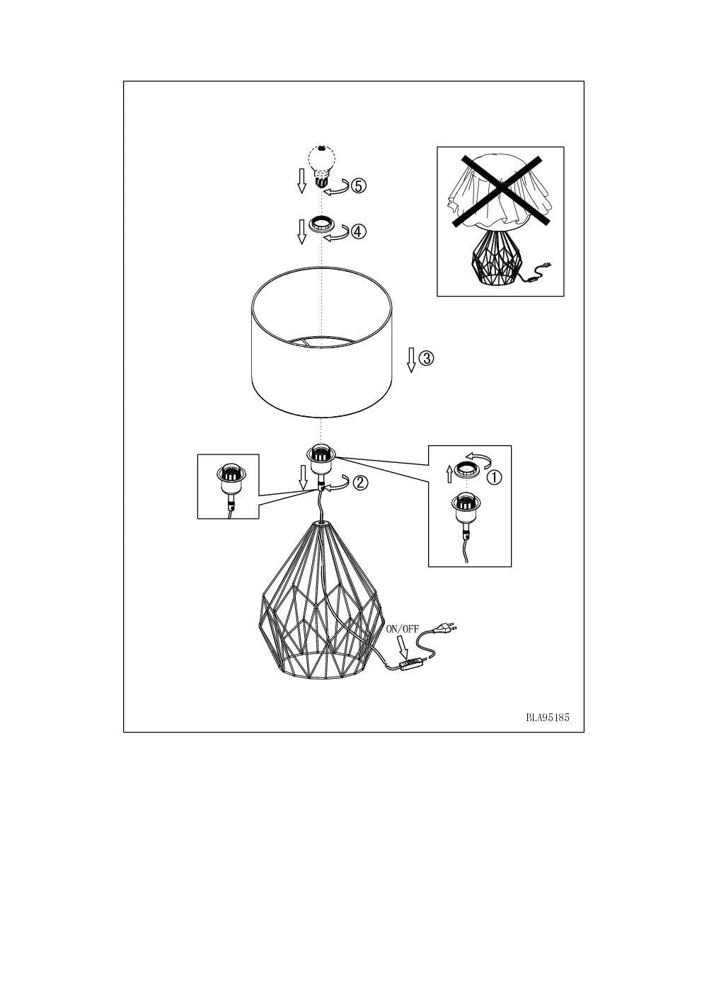 Настільна лампа EGLO 60 W Мідна, фото №3