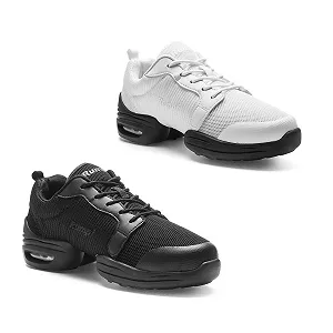 Джазові кросівки Rumpf 1516 Pebble Унісекс для хіп-хопу, тренувань, сальси, танців, дихаючі, Чорний - Фото 1