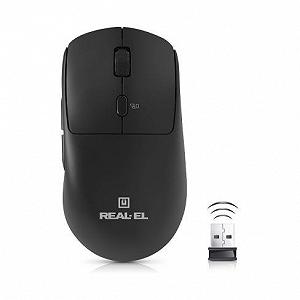 Купить Мышка REAL-EL RM-355W Wireless Black (EL123200054) - Фото 1 Мышка REAL-EL RM-355W Wireless Black (EL123200054) - Фото 1
