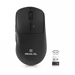 Купити Мышка REAL-EL RM-355W Wireless Black (EL123200054) - Фото 1 Мышка REAL-EL RM-355W Wireless Black (EL123200054) - Фото 1