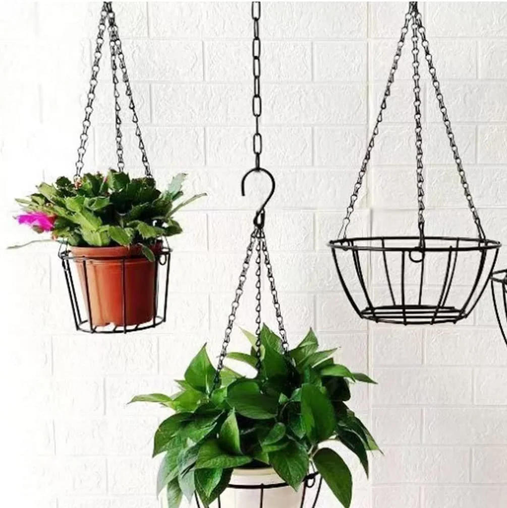 Підвісні ланцюги для квіткових горщиків Pack of 6 Металеві 40 см, фото №6 Підвісні ланцюги для квіткових горщиків Pack of 6 Металеві 40 см, фото №6