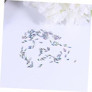 MAGICLULU 144 шт, кристали для гелевих нігтів, плоскі стрази 3D synthetic.ua - Фото 1