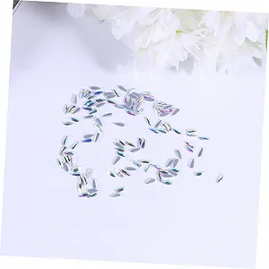 Украшения для ногтей MAGICLULU 144 шт., кристаллы для гелевых ногтей, плоские стразы 3D synthetic.ua - Фото 1