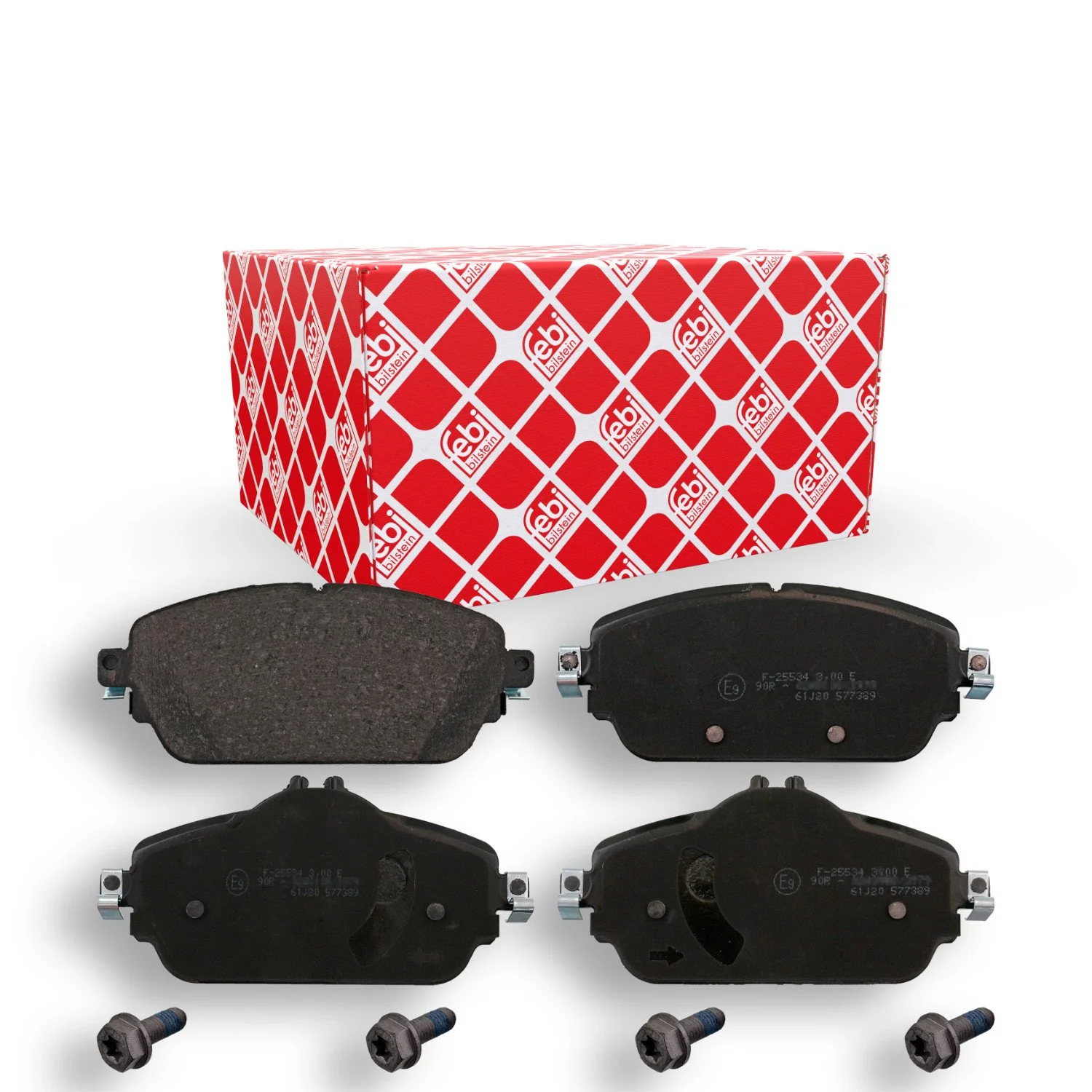 Комплект гальмівних колодок, дискове гальмо FEBI BILSTEIN 16988 для MERCEDES-BENZ, фото №1