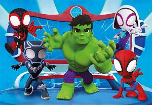 Пазли Clementoni Super Kolor Marvel Spidey 60 елементів synthetic.ua - Фото 1