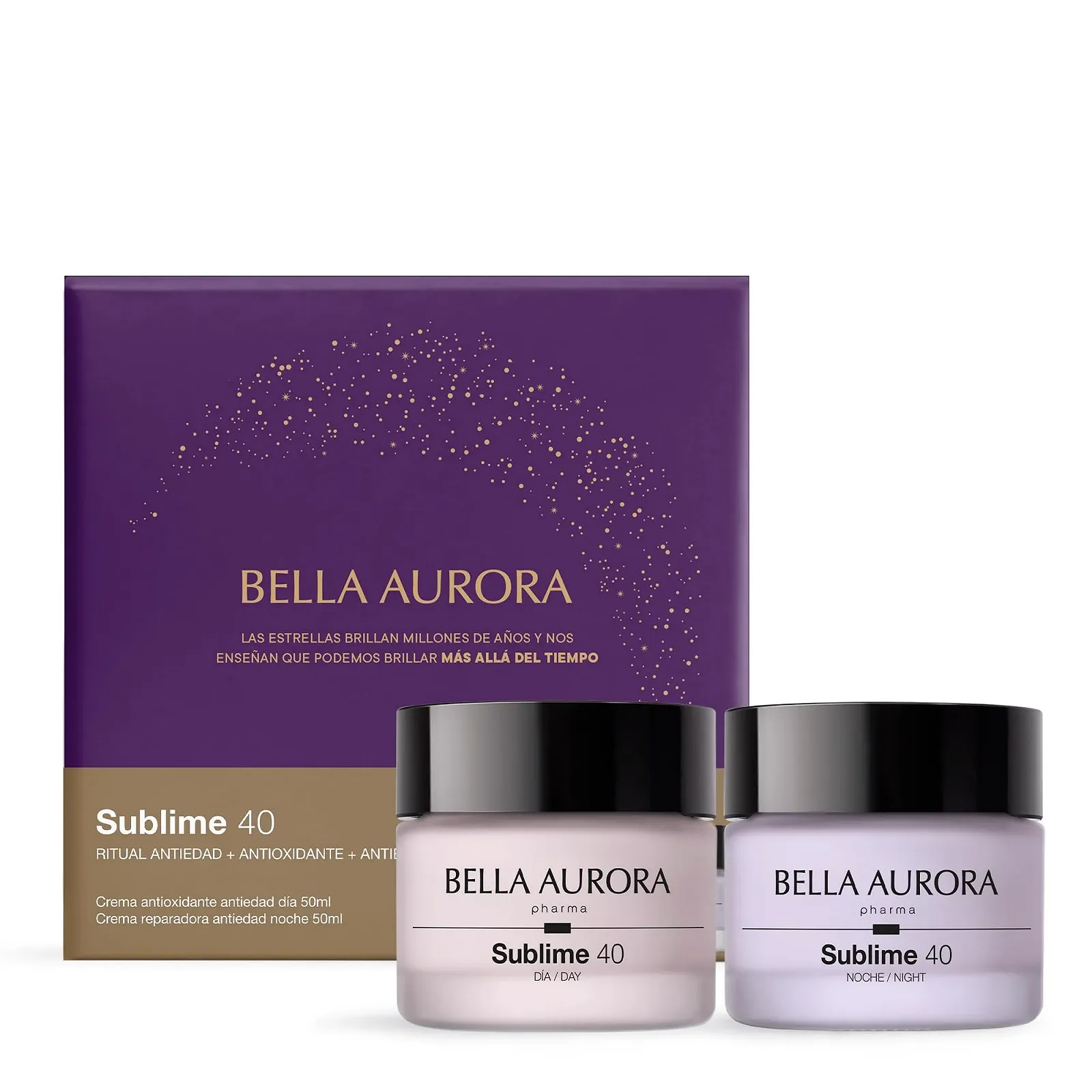 Набір Bella Aurora Sublime 40 Антиоксидантний денний крем SPF20 50 мл та Відновлювальний нічний крем 50 мл, фото №1 Набір Bella Aurora Sublime 40 Антиоксидантний денний крем SPF20 50 мл та Відновлювальний нічний крем 50 мл, фото №1