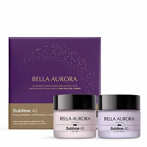Набір Bella Aurora Sublime 40 Антиоксидантний денний крем SPF20 50 мл та Відновлювальний нічний крем 50 мл - Фото 1