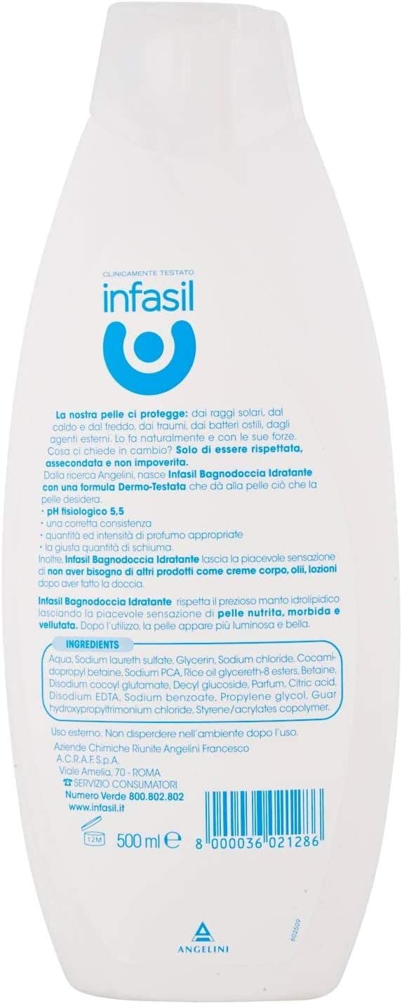 Гель для душу Infasil Idratante Nutriente 6 x 500 мл + томати Polpa 400 г, фото №2