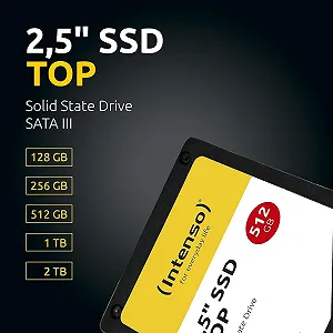 Внутренний SSD Intenso SATA III Top 2 TB 550 MB/s Черный synthetic.ua - Фото 1