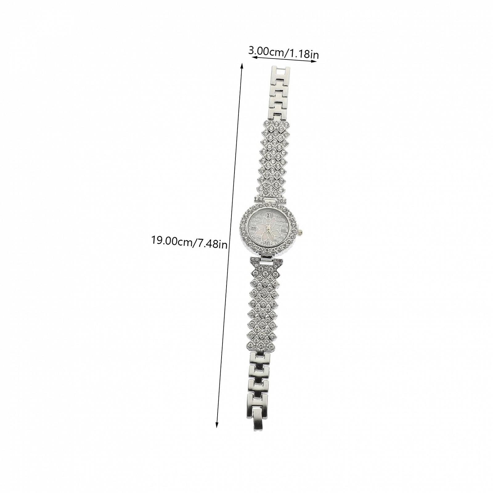 Женские часы LIFKOME со стразами, повседневные, регулируемые, декоративные, модные, серебристые, серебряный, фото №2 Женские часы LIFKOME со стразами, повседневные, регулируемые, декоративные, модные, серебристые, серебряный, фото №2