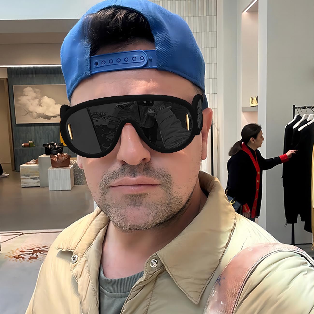 Солнцезащитные очки TOEECY Поляризованные Элегантные Оверсайз UV400, фото №5