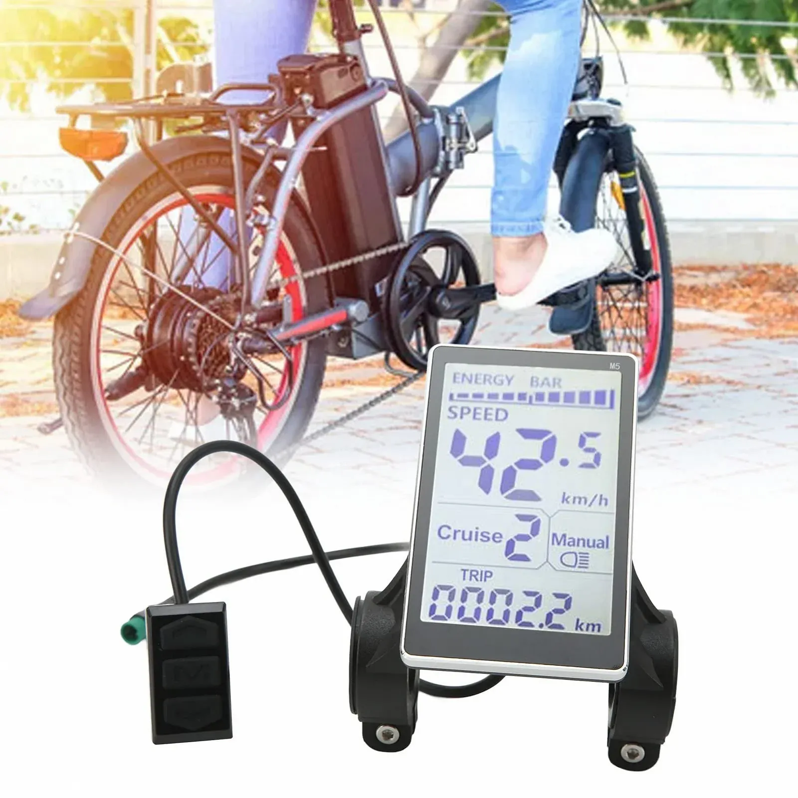 LCD-дисплей Keenso M5 5 Pin 24V/36V/48V/60V 31.8/22.2mm, фото №2