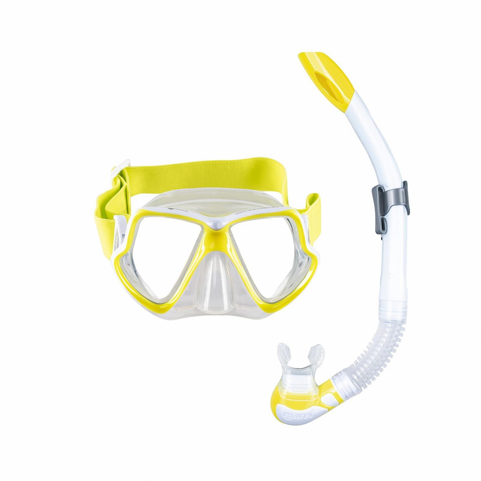 Комплект Маска та трубка Mares Aquazone Combo Wahoo Neon, доросла, унісекс, фото №1