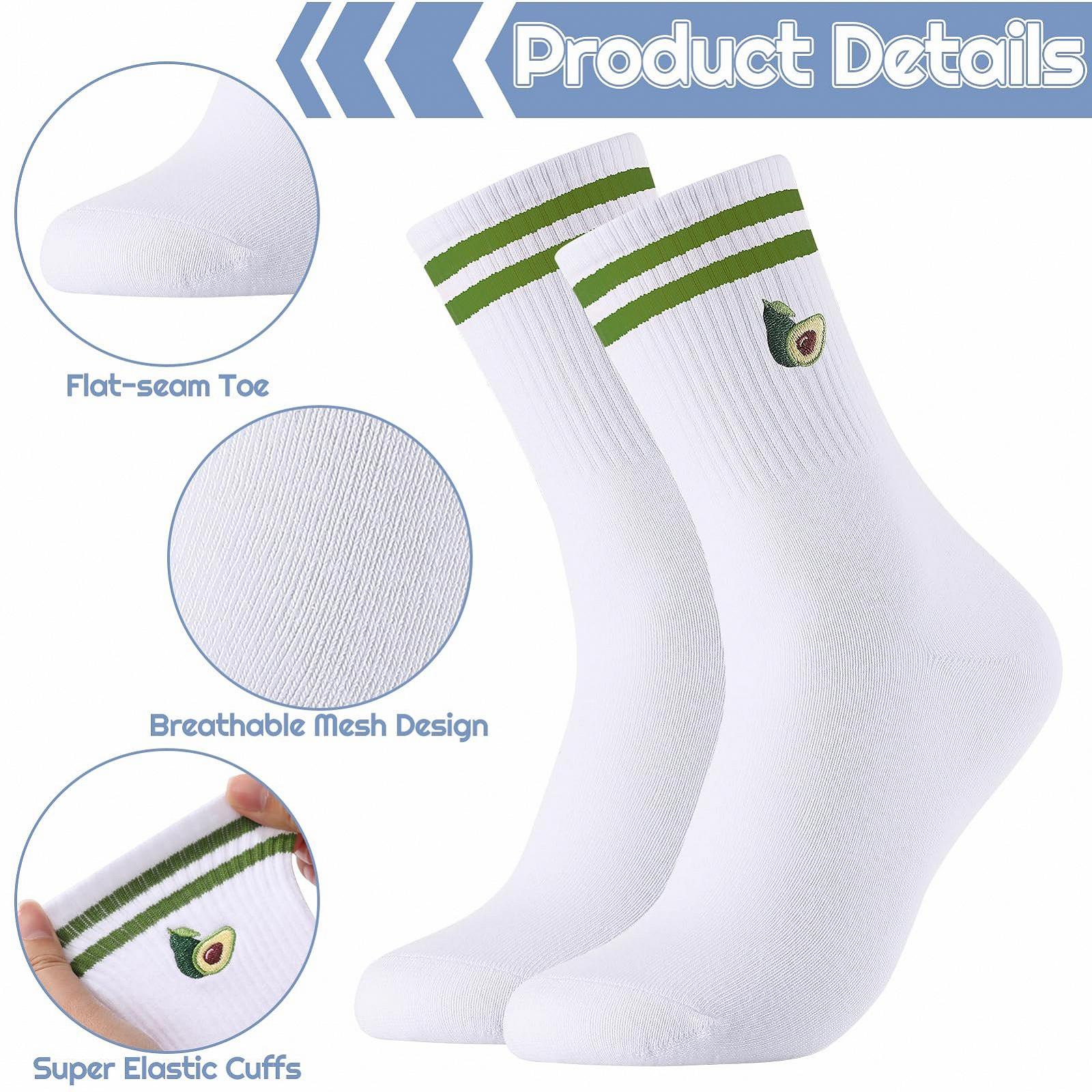 Носки теннисные Pack of 6 Полосатый Белый, размер 39-42, фото №2