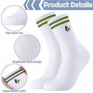 Носки теннисные Pack of 6 Полосатый Белый, размер 39-42 synthetic.ua - Фото 1