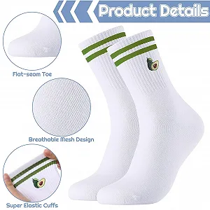 Носки теннисные Pack of 6 Полосатый Белый, размер 39-42 synthetic.ua - Фото 1