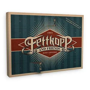 Адвент-календар Fettkopp and Friends з високоякісною чоловічою косметикою - Фото 1