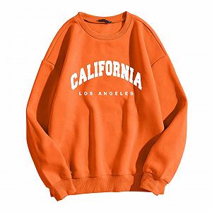 Женская Толстовка Los Angeles California College Drop Shoulder California и Los Angeles Топы Винтажная Короткая Одежда Графический Принт Буквы Легкие Худи Y2K Смешная Осень - Фото 1