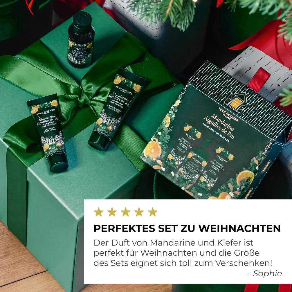 Набір подарунковий Yves Rocher Limited Edition Mini для жінок - лосьйон для тіла 30 мл, ексфоліант 30 мл та гель для душу 50 мл, фото №4