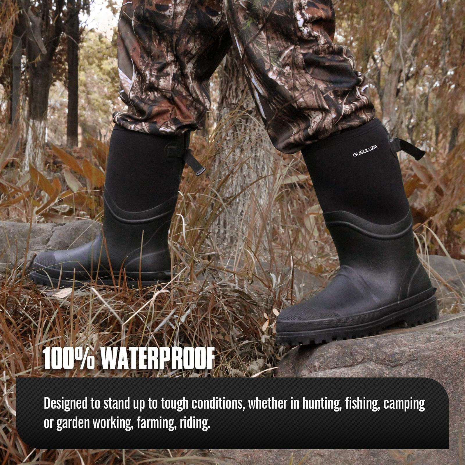 Чоботи Wellington GUGULUZA Неопренові Утеплені для Чоловіків, фото №6