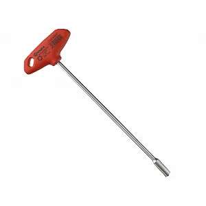 Викрутка-торцевий ключ Connex COX583008 T-Handle 8 x 230 мм Silver/Black/Red - Фото 1