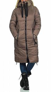 Куртка Sublevel Жіноча стьобана LSL-437 стьобана парка з капюшоном synthetic.ua - Фото 1