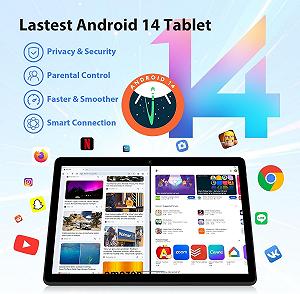 Планшет 10.1" FASTWD L231 12+24/128Gb 8 ядер Android 13 8000 mAh Чорний synthetic.ua - Фото 1