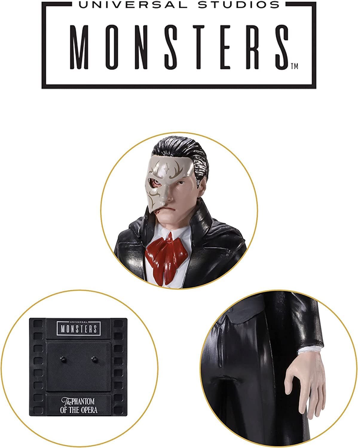 Фігурка The Noble Collection Universal Phantom Bendyfig, фото №3
