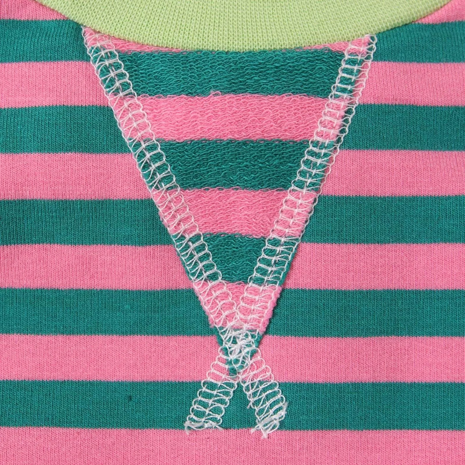 Толстовка Дівчинка Бавовняний пуловер Смугастий принт, фото №4