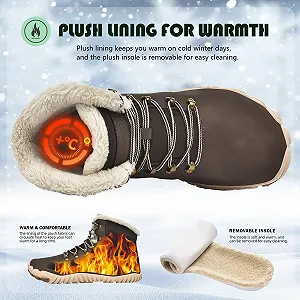 Черевики ZDQ Зимові Чоловічі Утеплені synthetic.ua - Фото 1