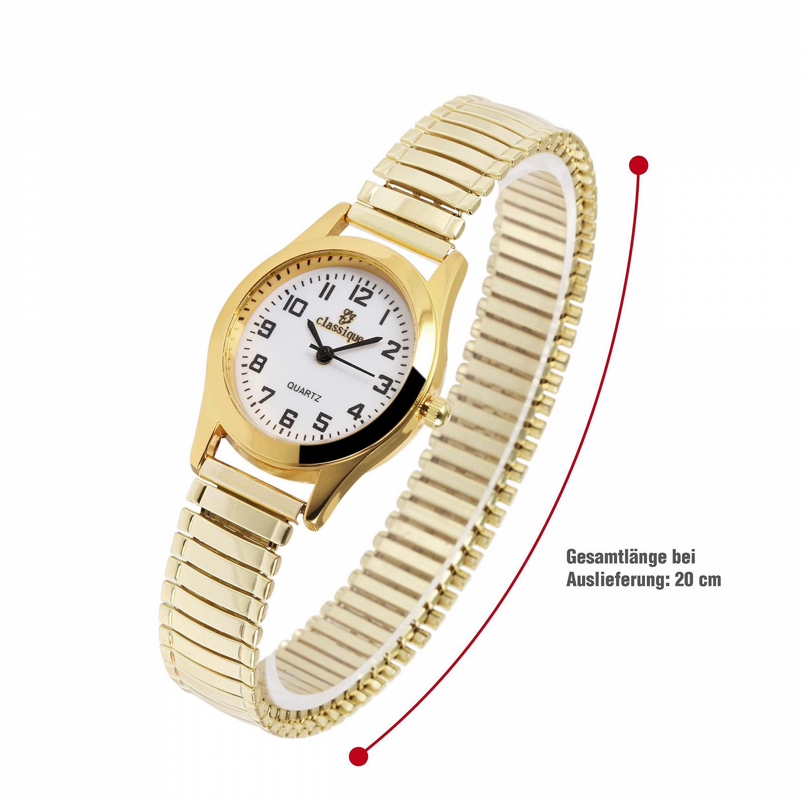 Classique Часы женские из нержавеющей стали 1700018 Аналоговые Кварц, Серебряный/Золотой, Classic, фото №2