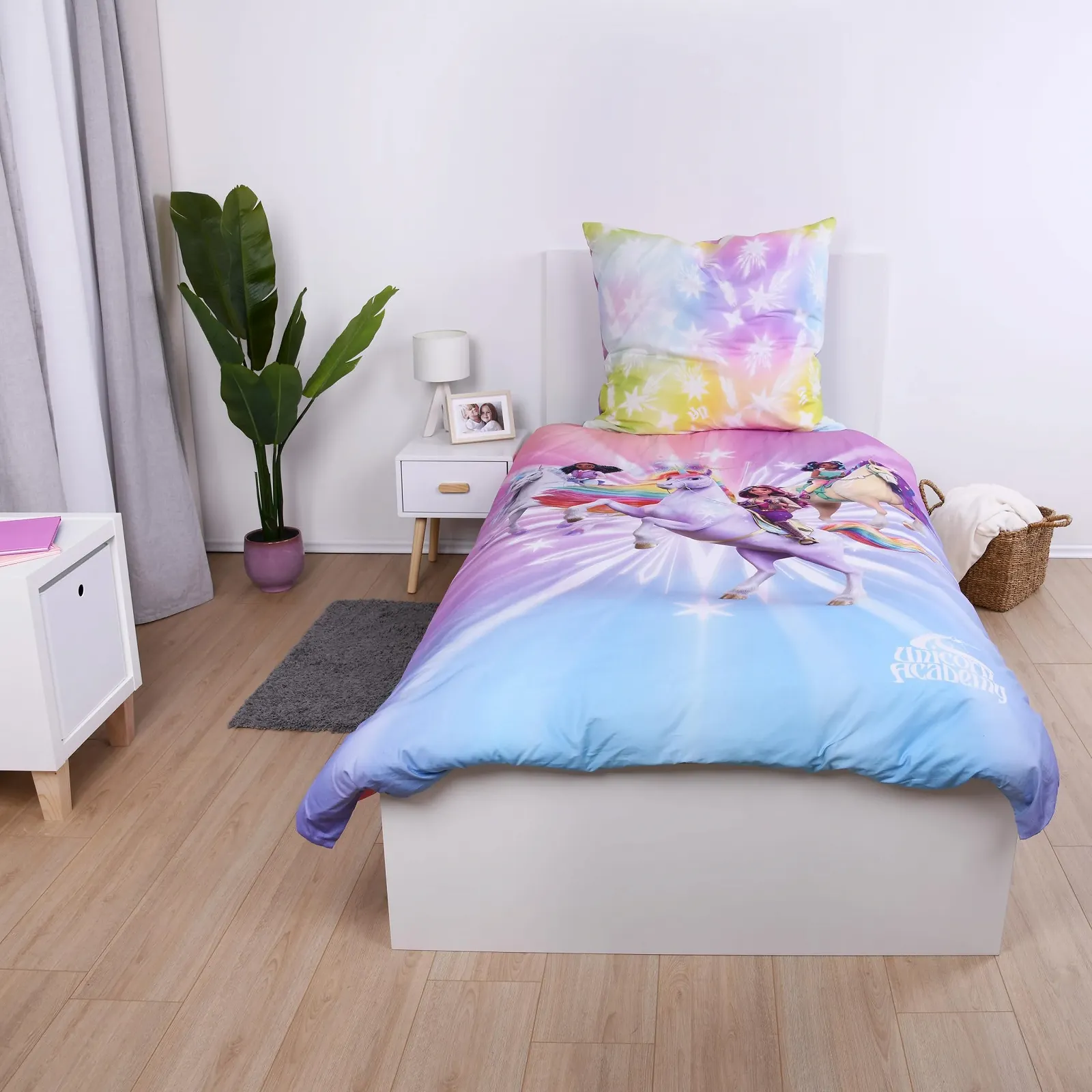 Постельное белье детское Herding Unicorn Academy 135 x 200 см 100% хлопок/Renforcé Multicoloured, фото №3