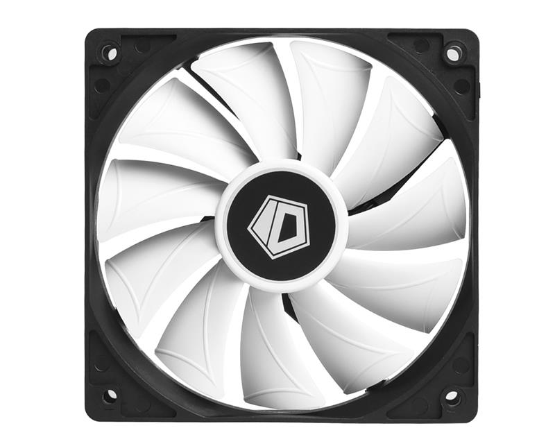 Вентилятор ID-Cooling XF-12025-SD-W, 120x120x25мм, 4-pin, черный, фото №1