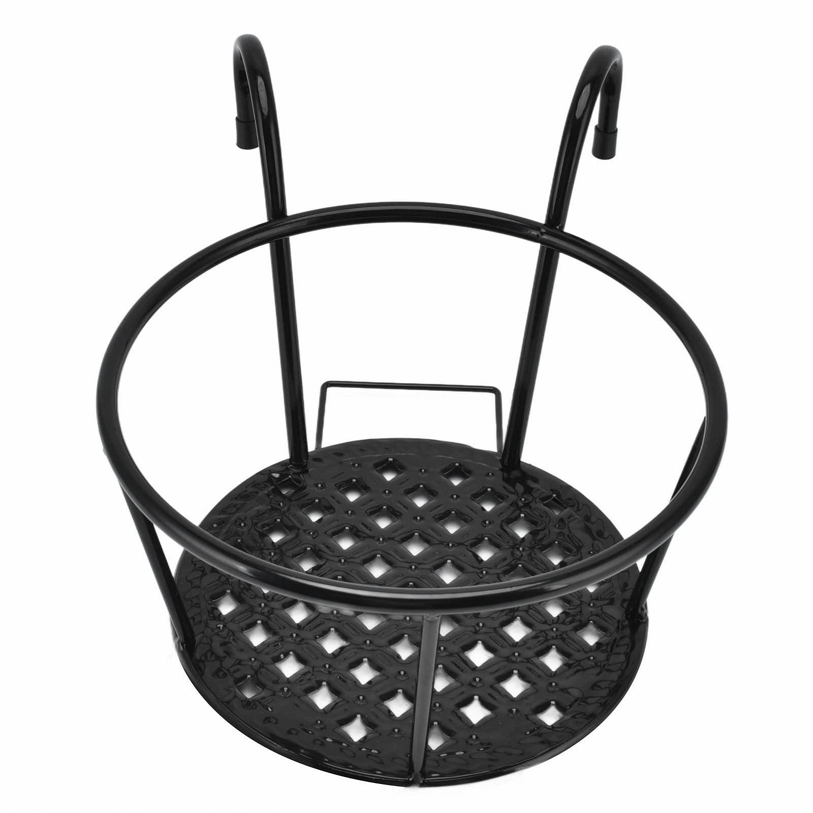 Підвісні квіткові горщики 2 шт. Залізні кошики для перил та стін, фото №9