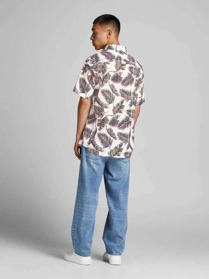 Рубашка Jack&Jones SS LTN 12187954 Белый, фото №2