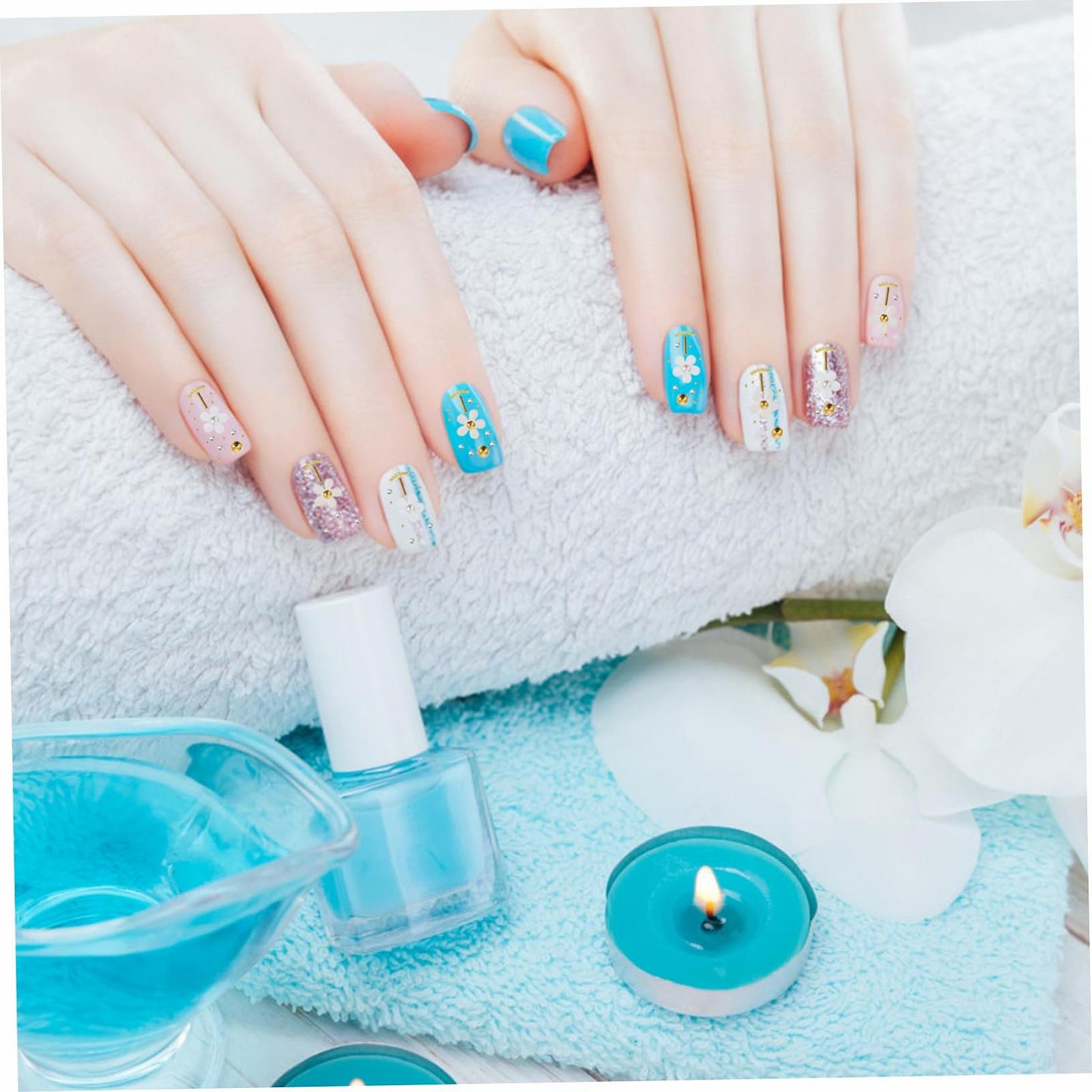 Украшения для ногтей Beavorty 6 коробок, наклейки, искусственные жемчужины, 3D стразы, смоляные драгоценности, фото №8