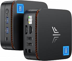 Міні ПК NiPoGi E1 / Intel N150 / RAM 16GB / SSD 256GB / 1 x HDMI / 1 x LAN / Wi-Fi 5 / Bluetooth 4.2 / Windows 11 Pro / Чорний - Фото 1