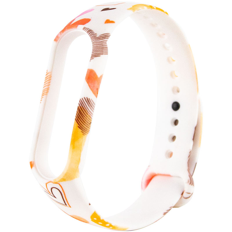 Силиконовый ремешок с рисунком для Xiaomi Mi Band 5 6, фото №1 Силиконовый ремешок с рисунком для Xiaomi Mi Band 5 6, фото №1