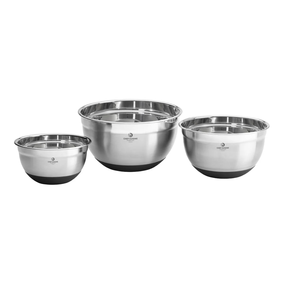 Миски Chef Cuisine нержавіюча сталь Набір 3 шт., фото №2 Миски Chef Cuisine нержавіюча сталь Набір 3 шт., фото №2