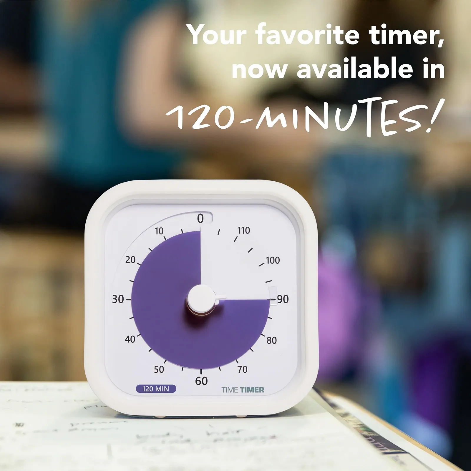 Таймер визуальный TIME Timer MOD Education Edition 120 минут White, фото №2 Таймер визуальный TIME Timer MOD Education Edition 120 минут White, фото №2