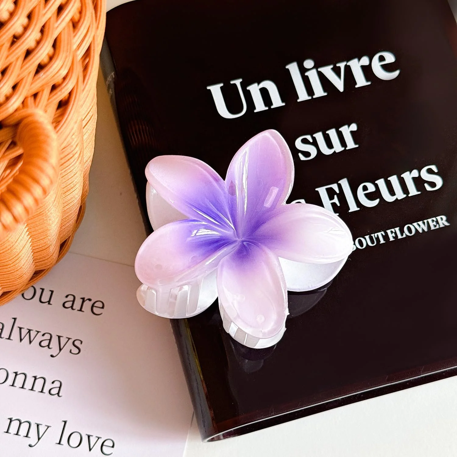 Заколка для волос UBIK Цветочная, 4 шт, для густых волос, Гавайская, 4 цвета (4 цвета), фото №4 Заколка для волос UBIK Цветочная, 4 шт, для густых волос, Гавайская, 4 цвета (4 цвета), фото №4