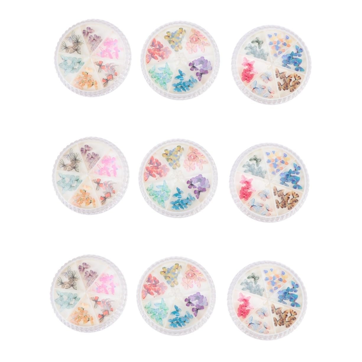 Прикраса для нігтів Метелик Healeved Діаманти Стрази Метелик, фото №1