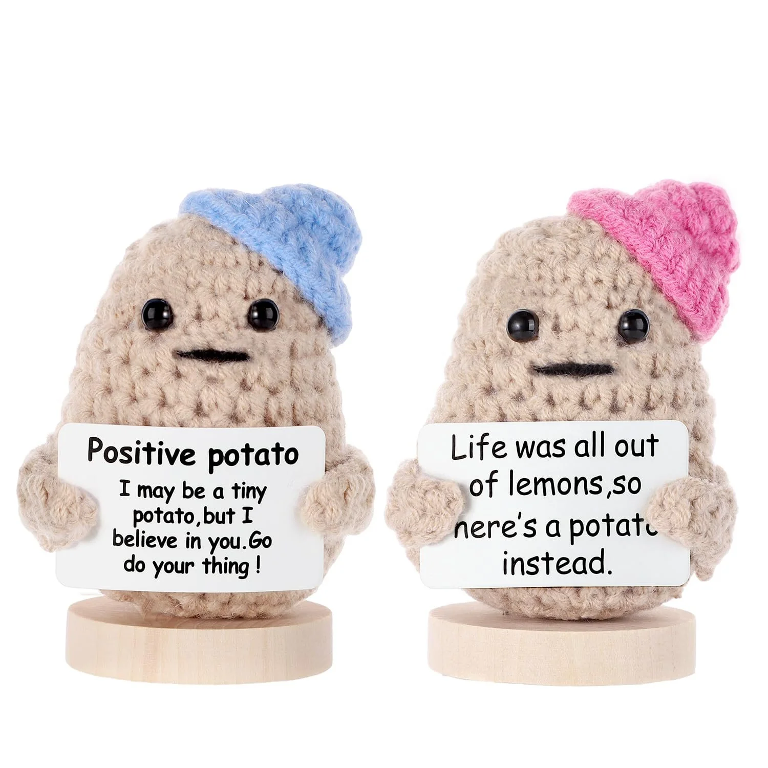 Набір в'язаних картопель Positive Potatoes 9 см пара, фото №1 Набір в'язаних картопель Positive Potatoes 9 см пара, фото №1