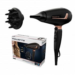 Фен Rowenta Pro Expert Cv8830 2200 Вт, генератор ионов, аксессуары для укладки, индивидуальные настройки, эргономичный, черный - Фото 1