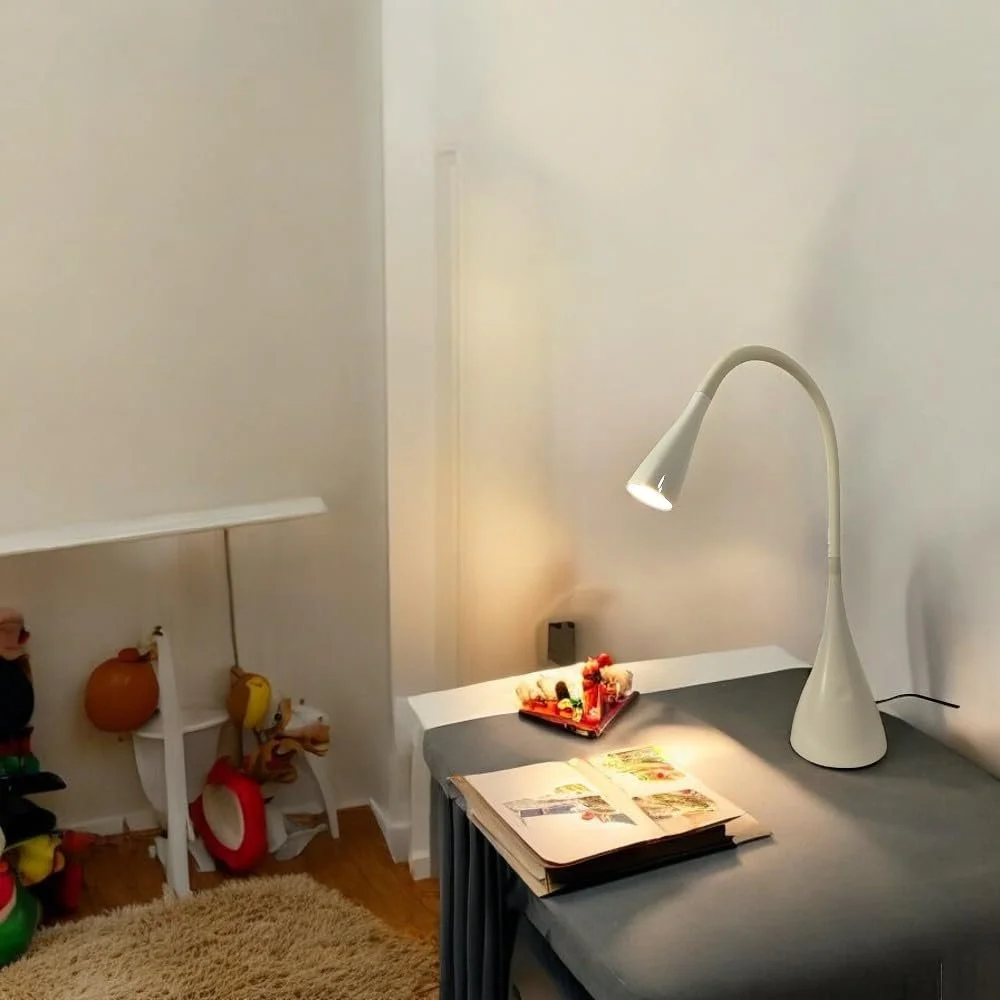 Настільна лампа Jonas 3.5 Вт 53 см Білий, фото №5