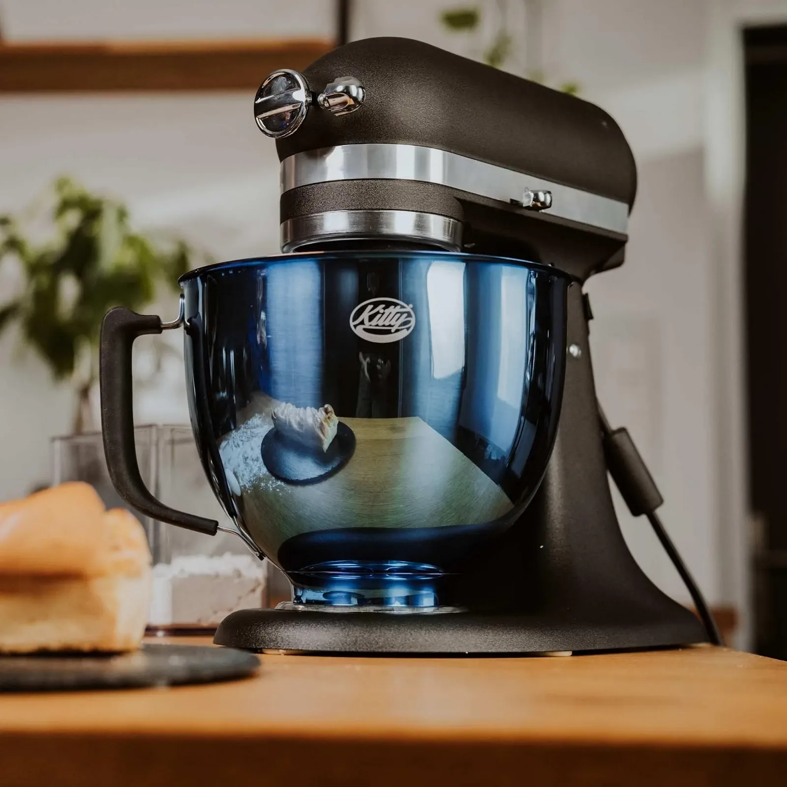 Миска Kitty Professional Super Bowl для Kitchen Aid 4,3 та 4,8 л нержавіюча сталь Блакитне небо, фото №3